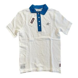 Arthur Ashe Rowing Blazers 1975 Blue White Tennis Polo XS Extra Small NWT Knit